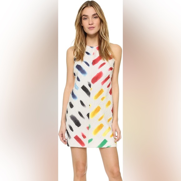 Milly Brushstroke Shift Dress - Picture 1 of 4